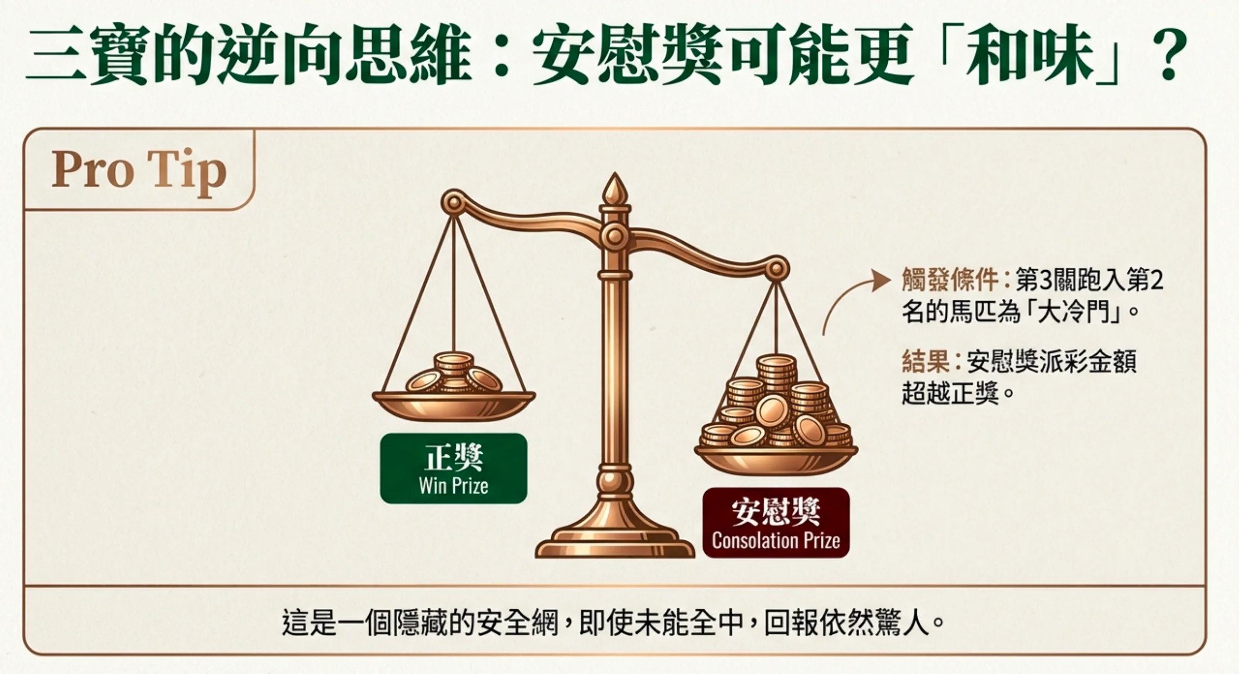 逆向思維：賽馬過關投注的心法